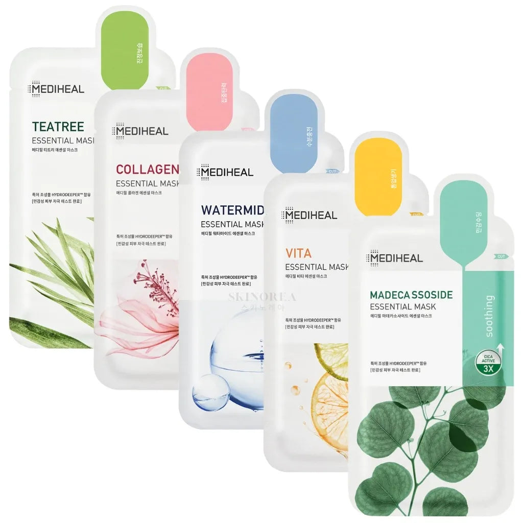 MEDIHEAL Essential Mask Pack - 5 masks
