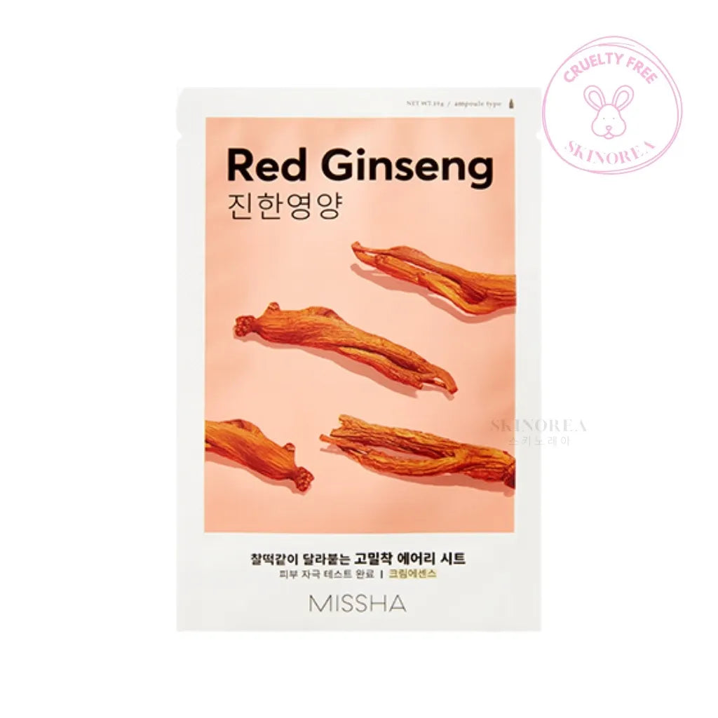 MISSHA - Airy Fit Sheet Mask Red Ginseng