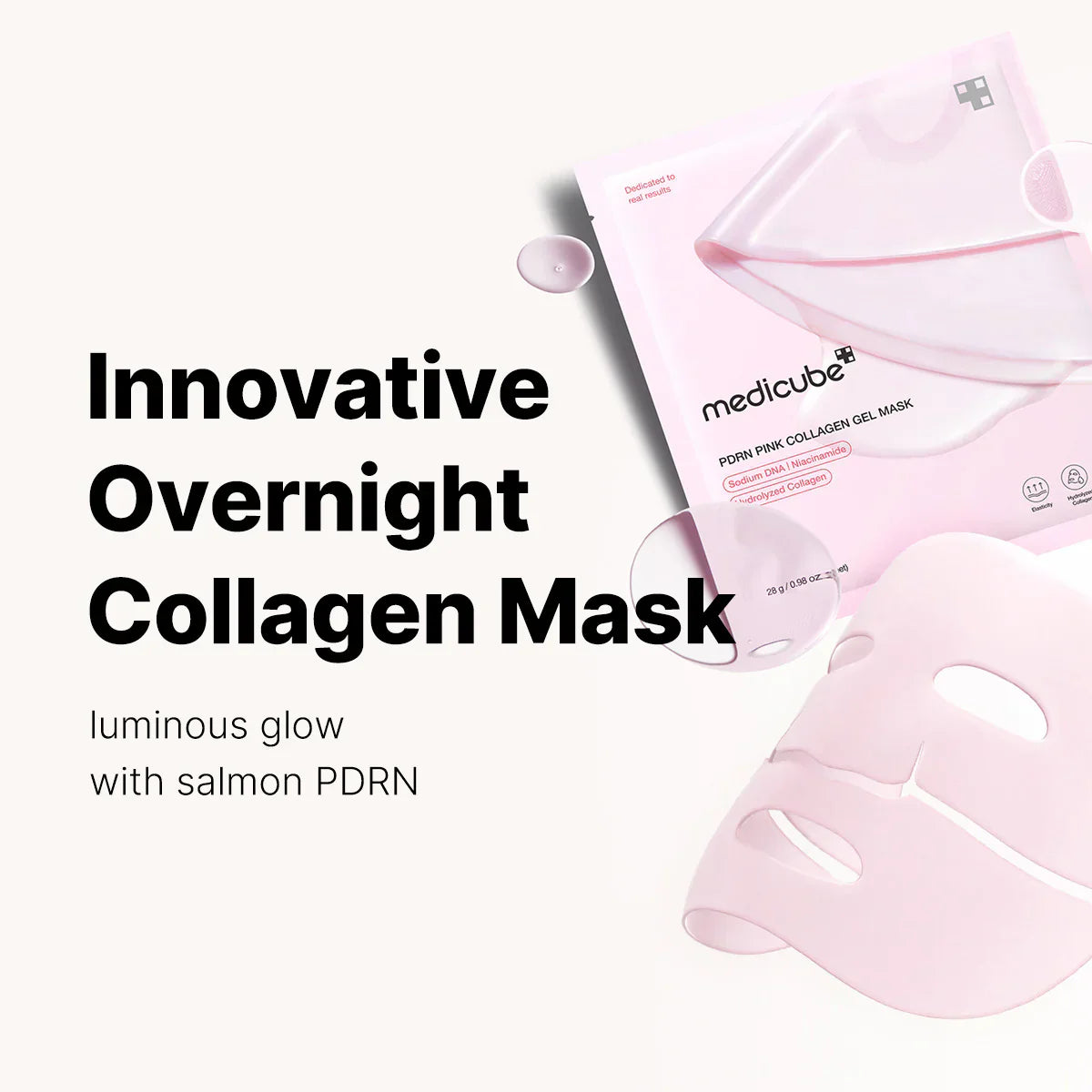 PDRN Pink Collagen Gel Mask 28g