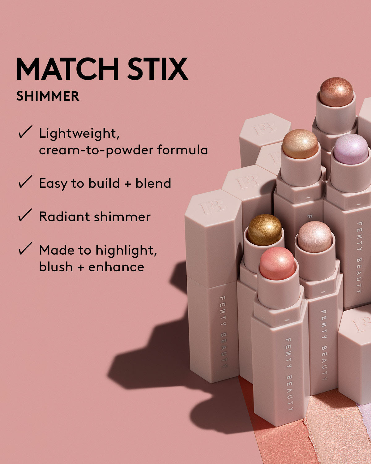 Match Stix Shimmer Skinstick — Truffle Spark
