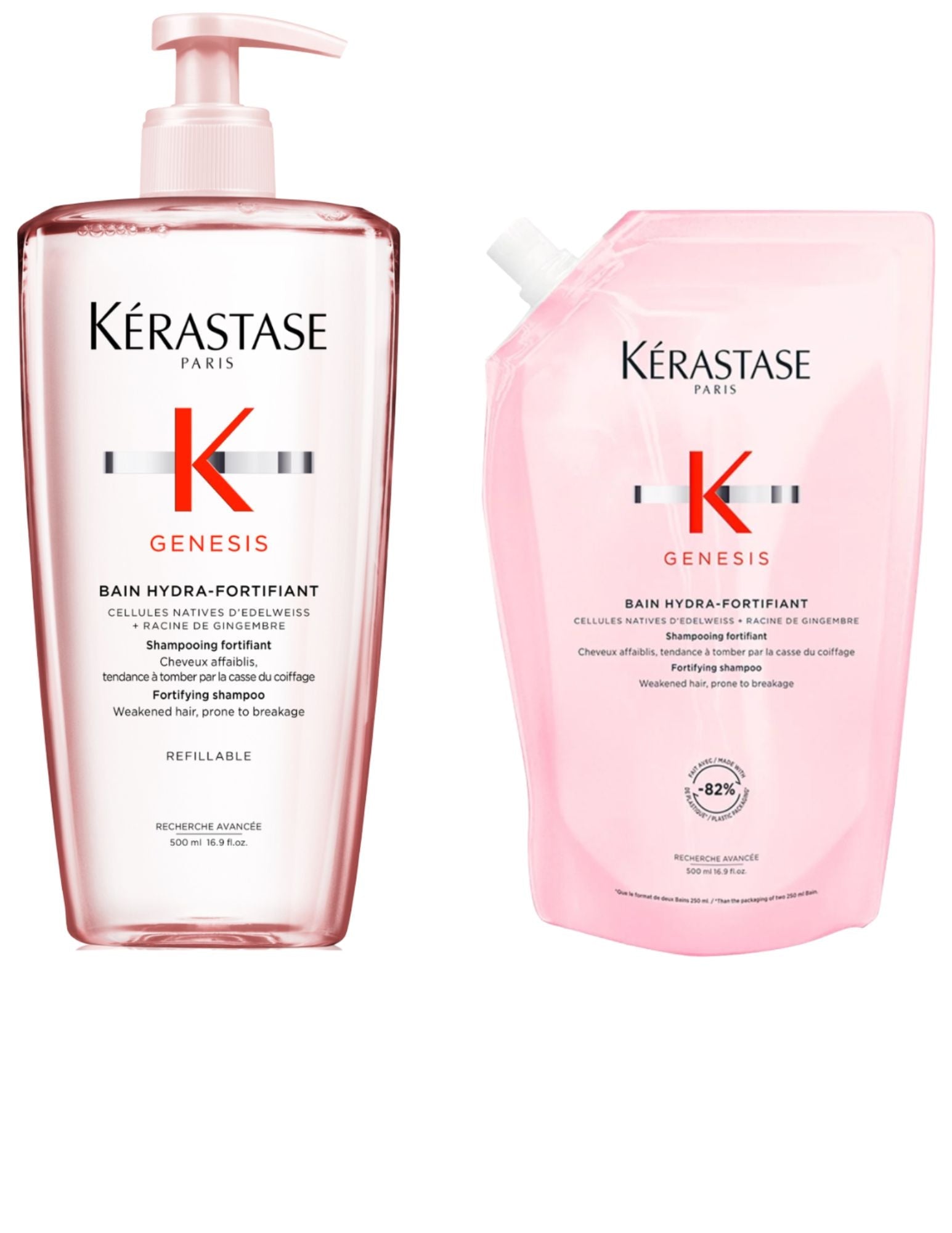 Duo Bain Hydra-Fortifiant & recharge - Genesis - 500ml