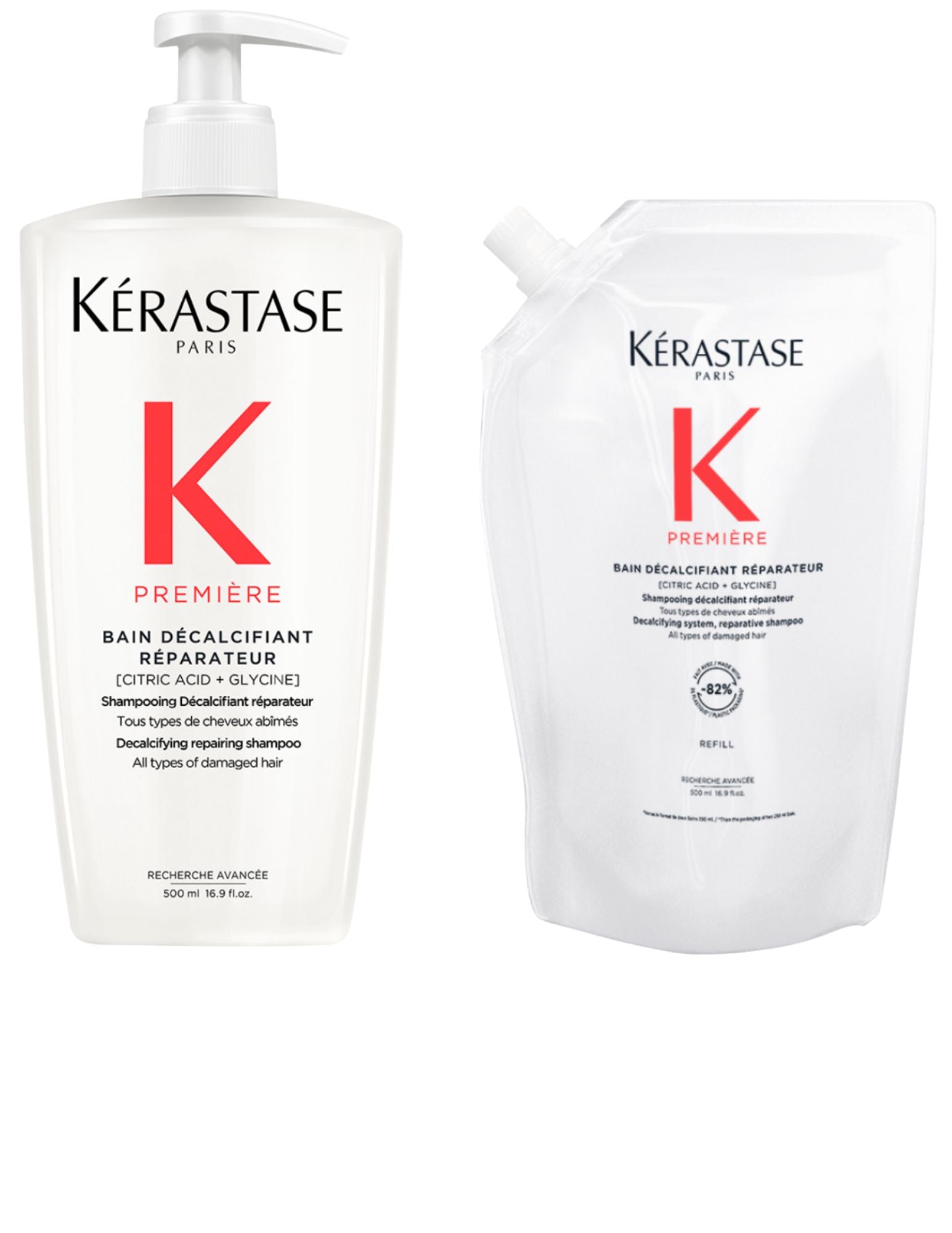 Duo Bain Décalcifiant & recharge - Première - 500ml