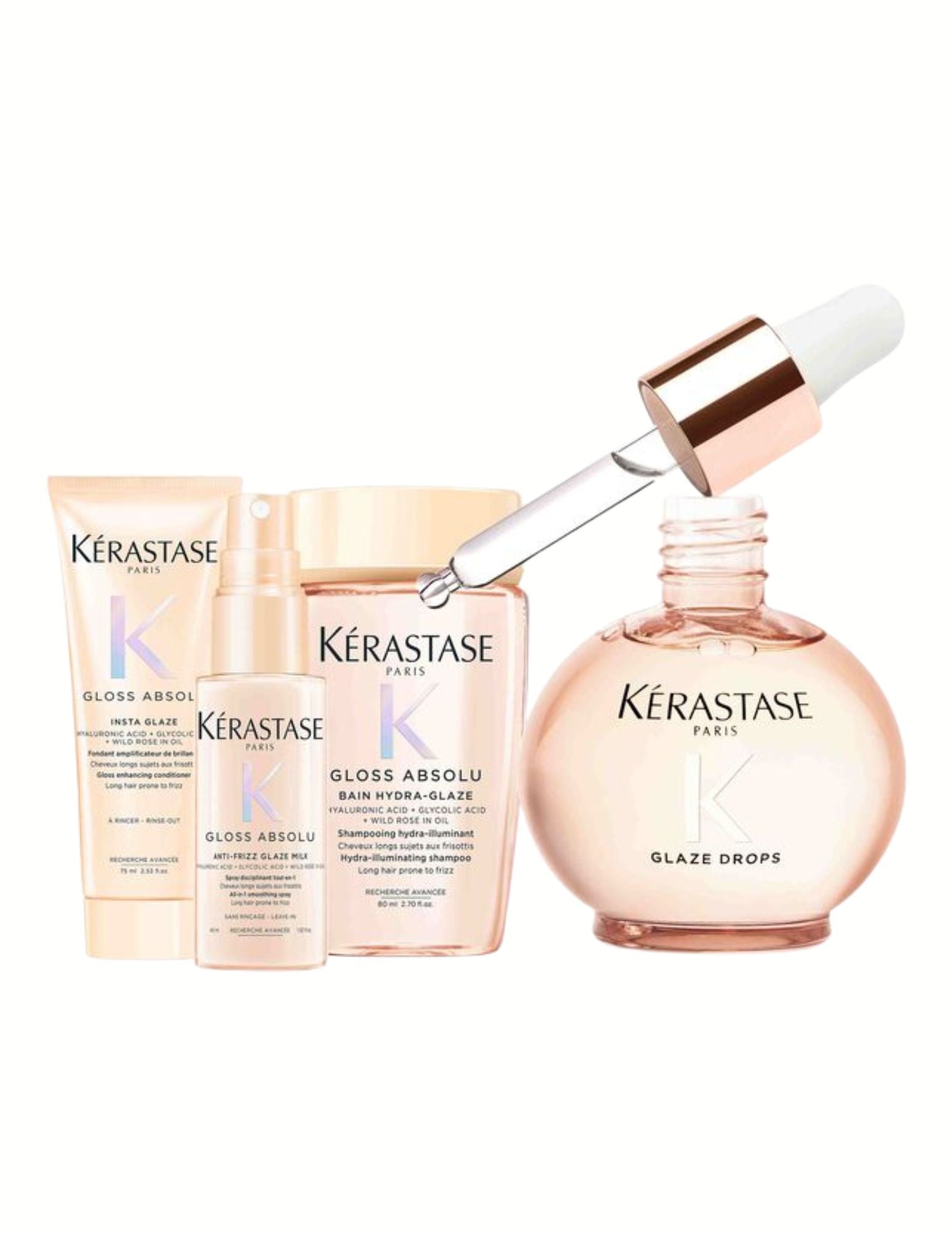 Routine Gloss Absolu : Rituel brillance anti-frisottis - Format voyage