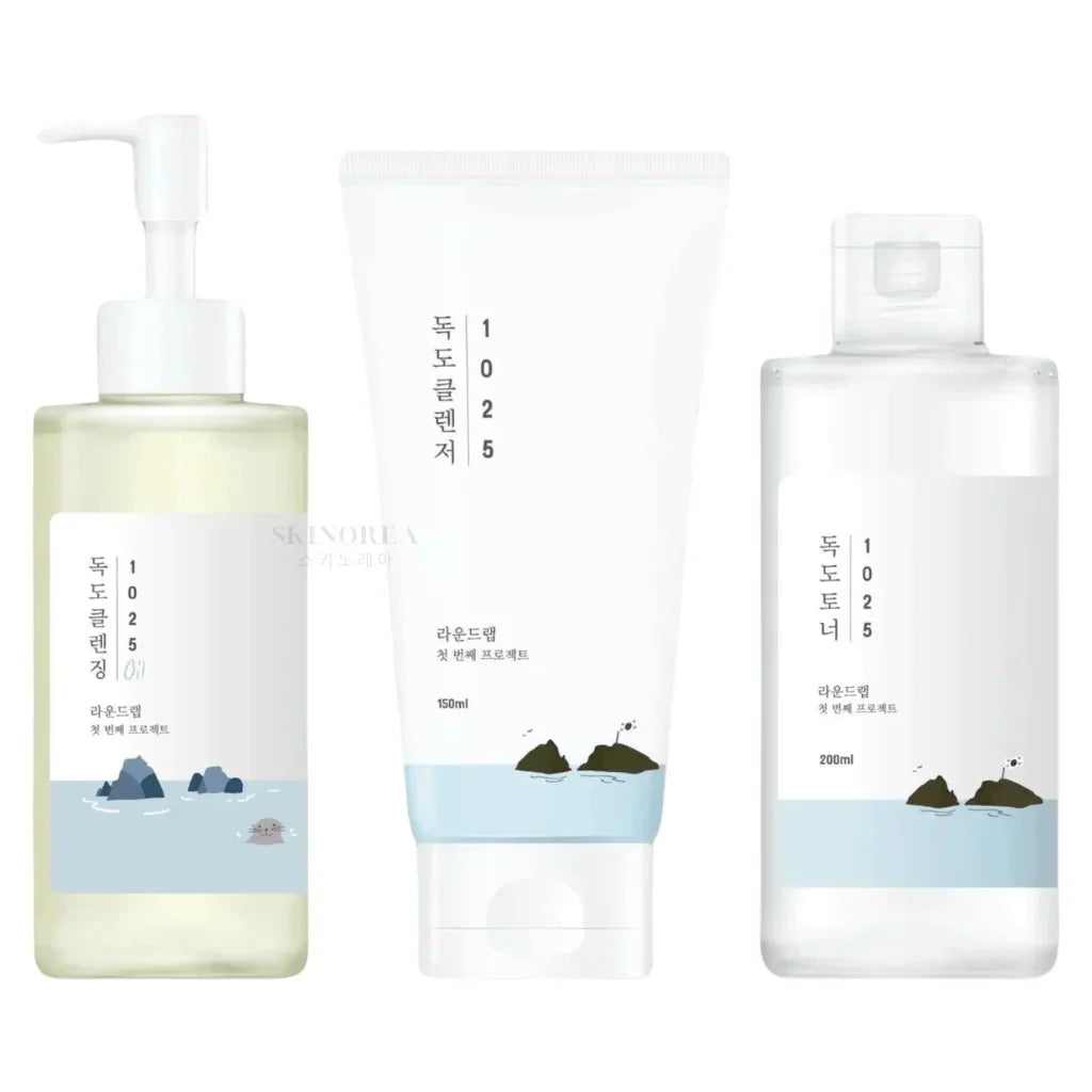 Pack Round Lab 1025 Dokdo - Double cleansing + Toner