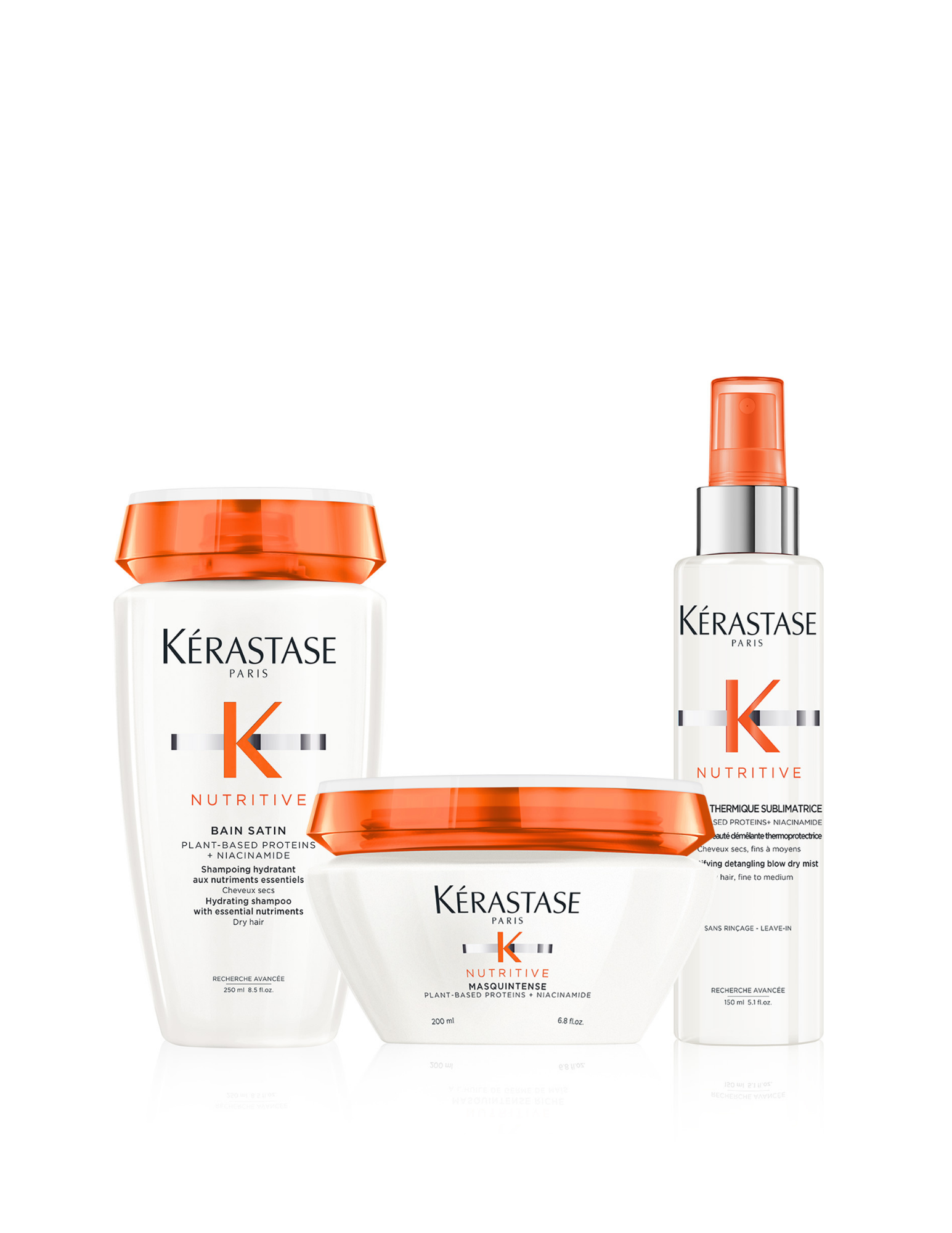 Nutritive : Routine hydratante intense pour cheveux fins à moyens