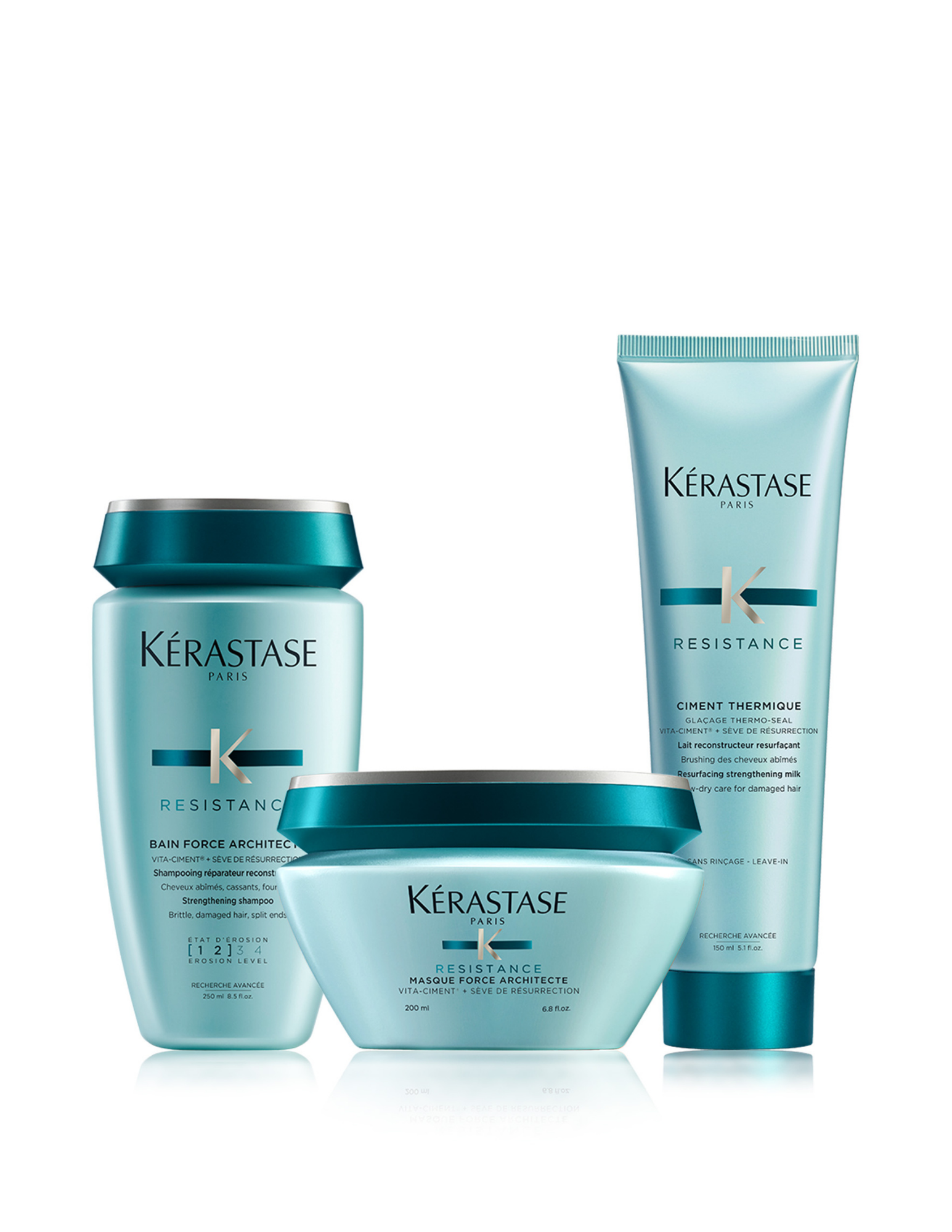 Force Architecte : Routine réparatrice pour cheveux épais abîmés