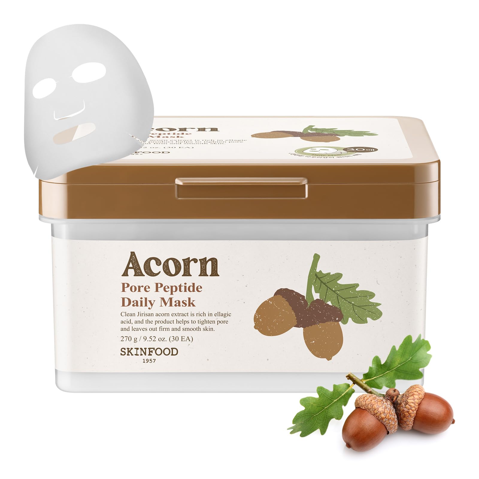 Acorn Pore Peptide Daily Mask 30p