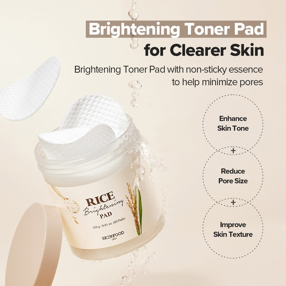 Rice Brightening Pad (60 Pads)