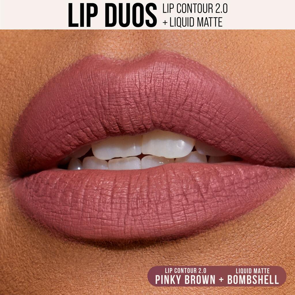 Coffret Lèvres 90s Brown (Crayon + Gloss)
