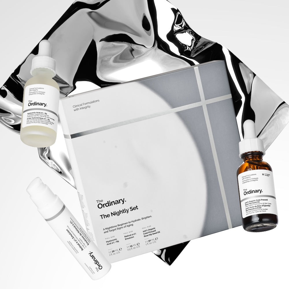 The Nightly Set – Coffret Nuit – The Ordinary (30 ml, 15 ml, 30 ml)