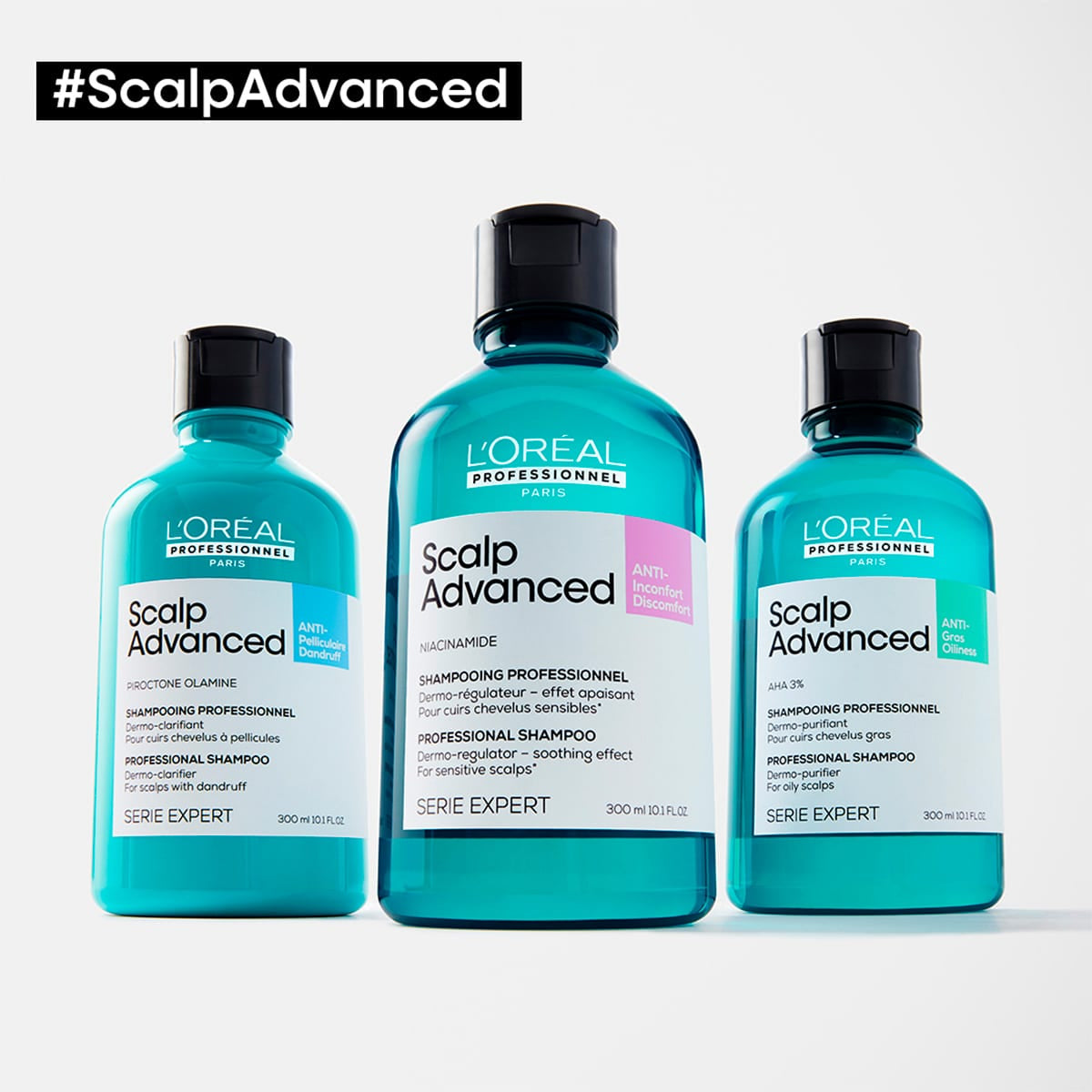 Shampoing Anti-inconfort 300ml - 500ml -1500ml