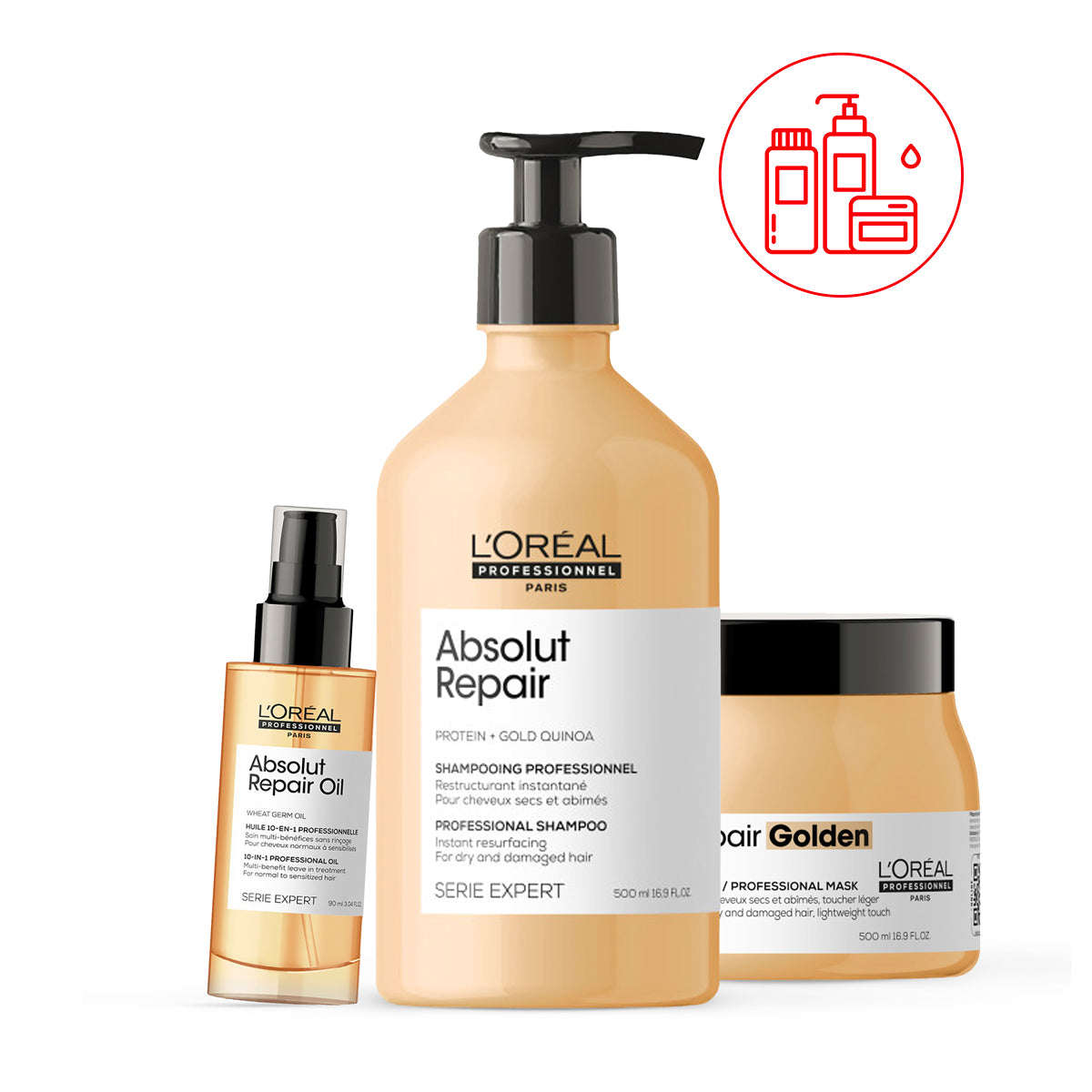 Routine Reconstructrice Instantanée Absolut Repair 640ml