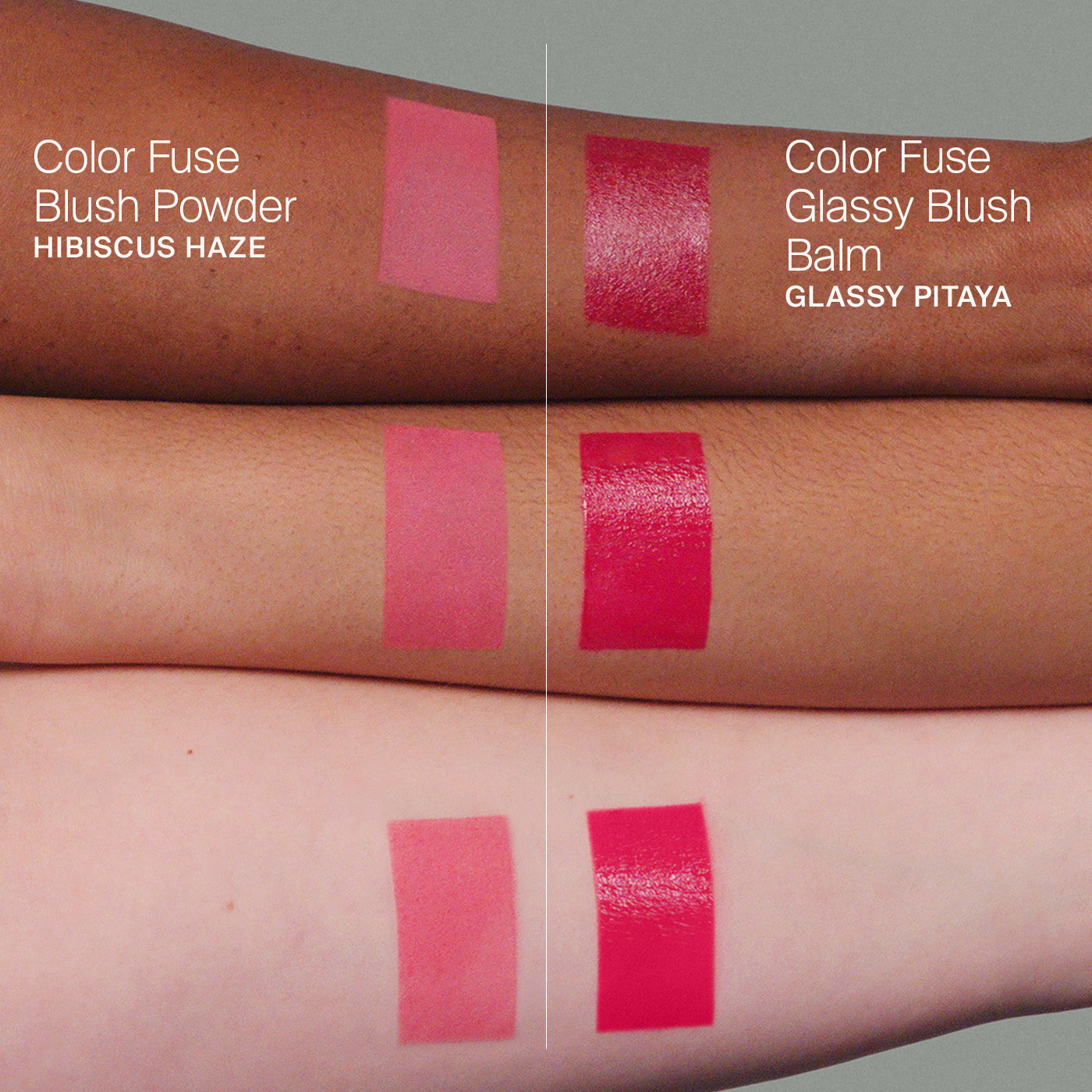 COLOR FUSE INNOVATION GLASSY BALM + POWDER BLUSH DUO