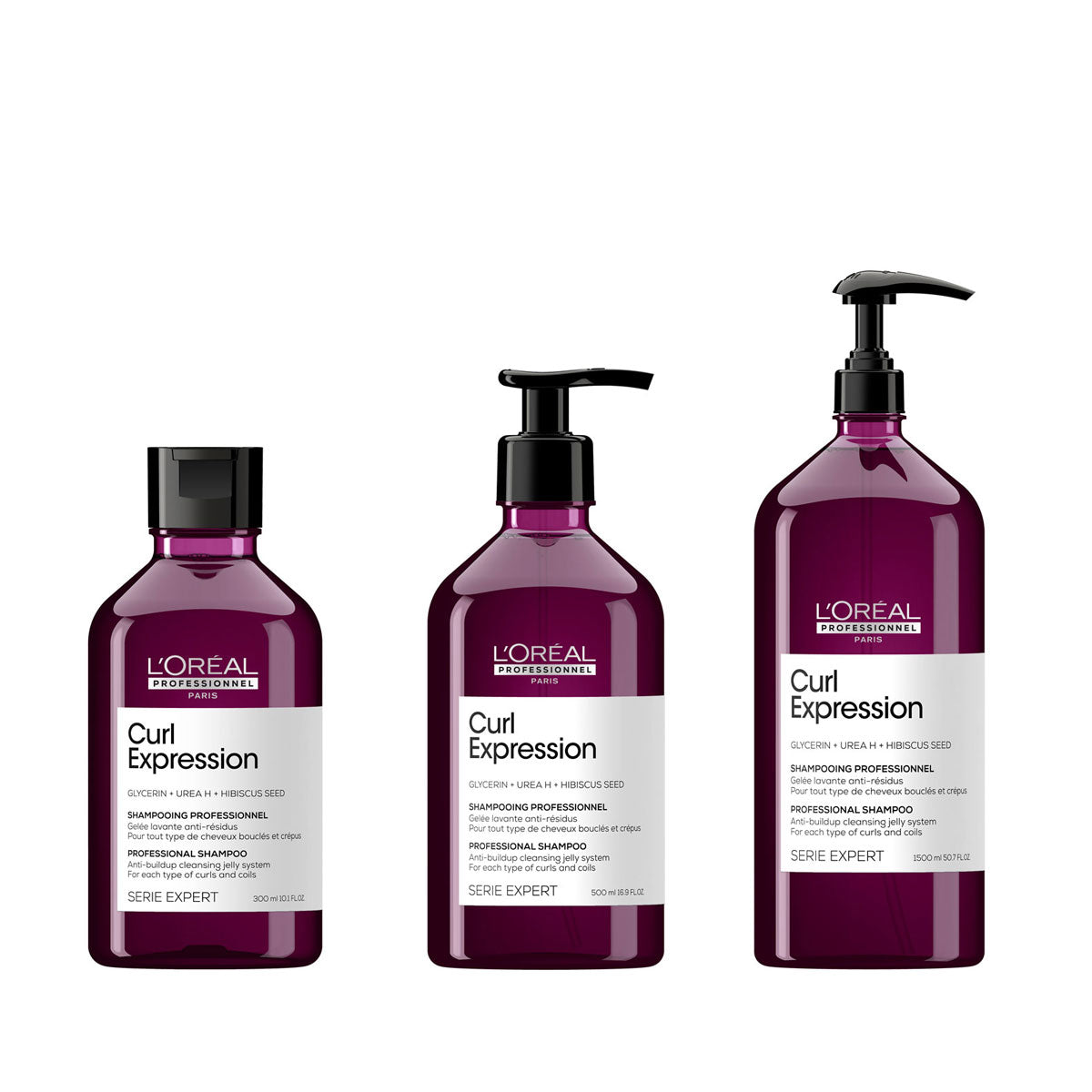 Gelée Lavante Anti-résidus Curl Expression 300ml / 500ml / 1500ml