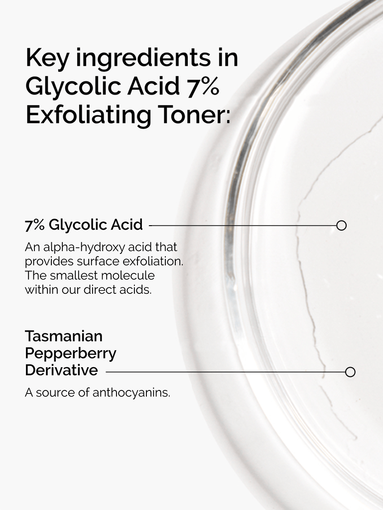 Lotion Tonique Exfoliante à l’Acide Glycolique 7 % – The Ordinary | 240 ml