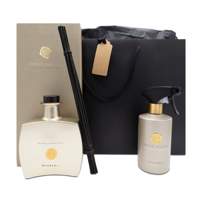 Rituals Sweet Jasmine Private Collection Fragrance Sticks 450ml &amp; Home Perfume Spray 500ml Set