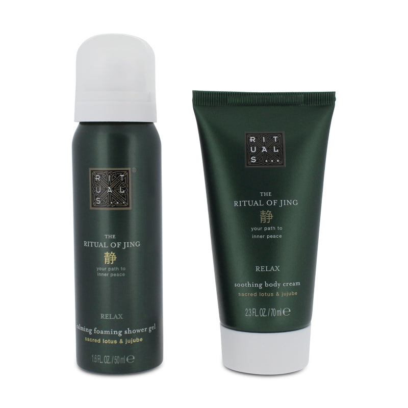 Rituals The Ritual Of Jing Shower Gel 50ml Body Cream 70ml Set