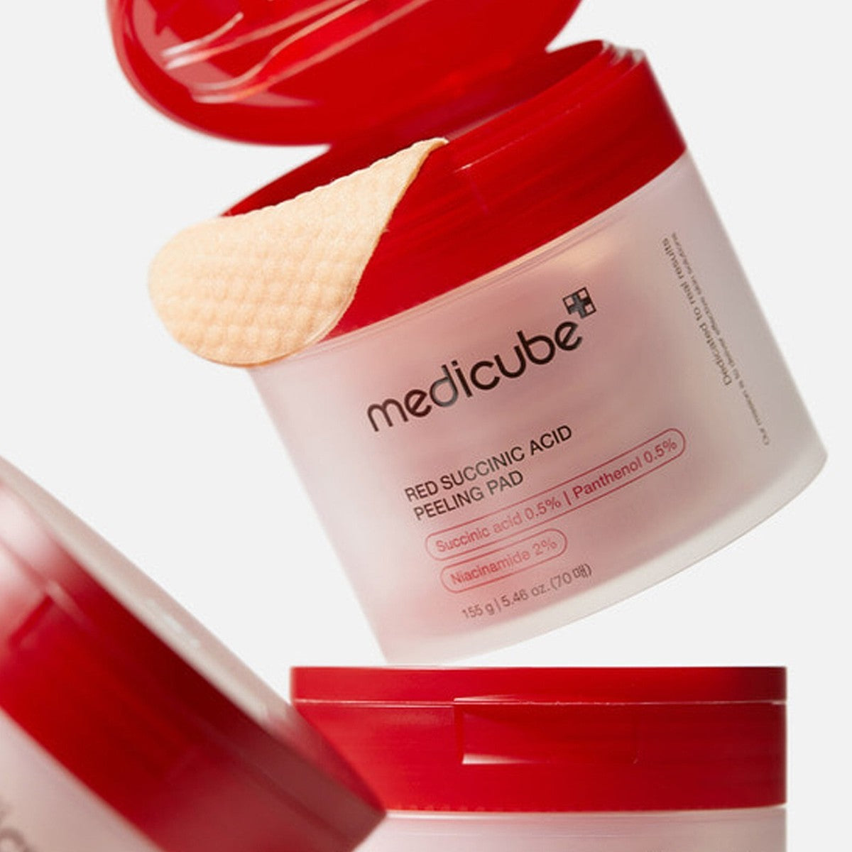 Red Succinic Acid Peeling Pad – Exfoliant Doux 70 Pads