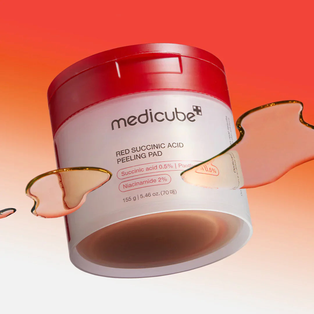 Red Succinic Acid Peeling Pad – Exfoliant Doux 70 Pads