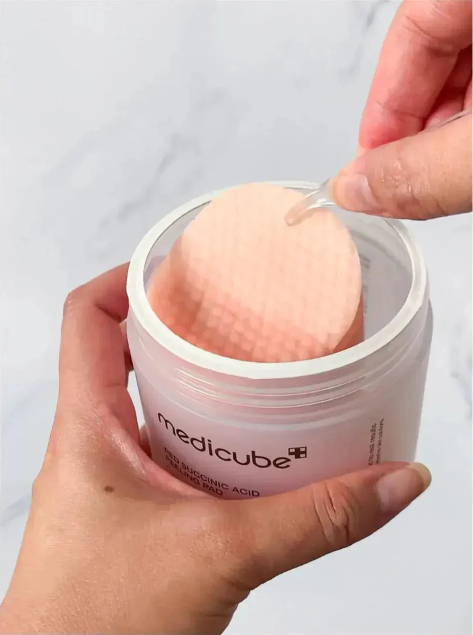 Red Succinic Acid Peeling Pad – Exfoliant Doux 70 Pads
