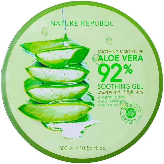 NATURE REPUBLIC - Aloe Vera 92% Soothing Gel - 300ml