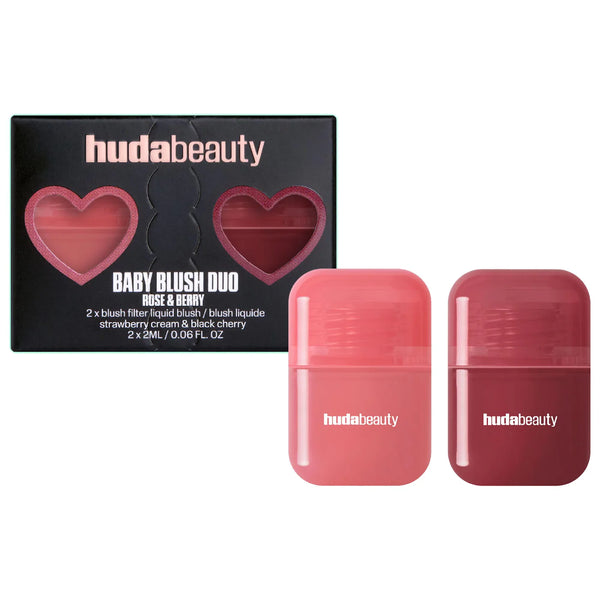 Duo Mini Blush Baby Blush (Strawberry Cream & Black Cherry)