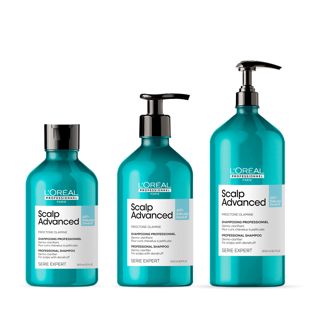 Shampoing antipelliculaire  300ml - 500ml -1500ml