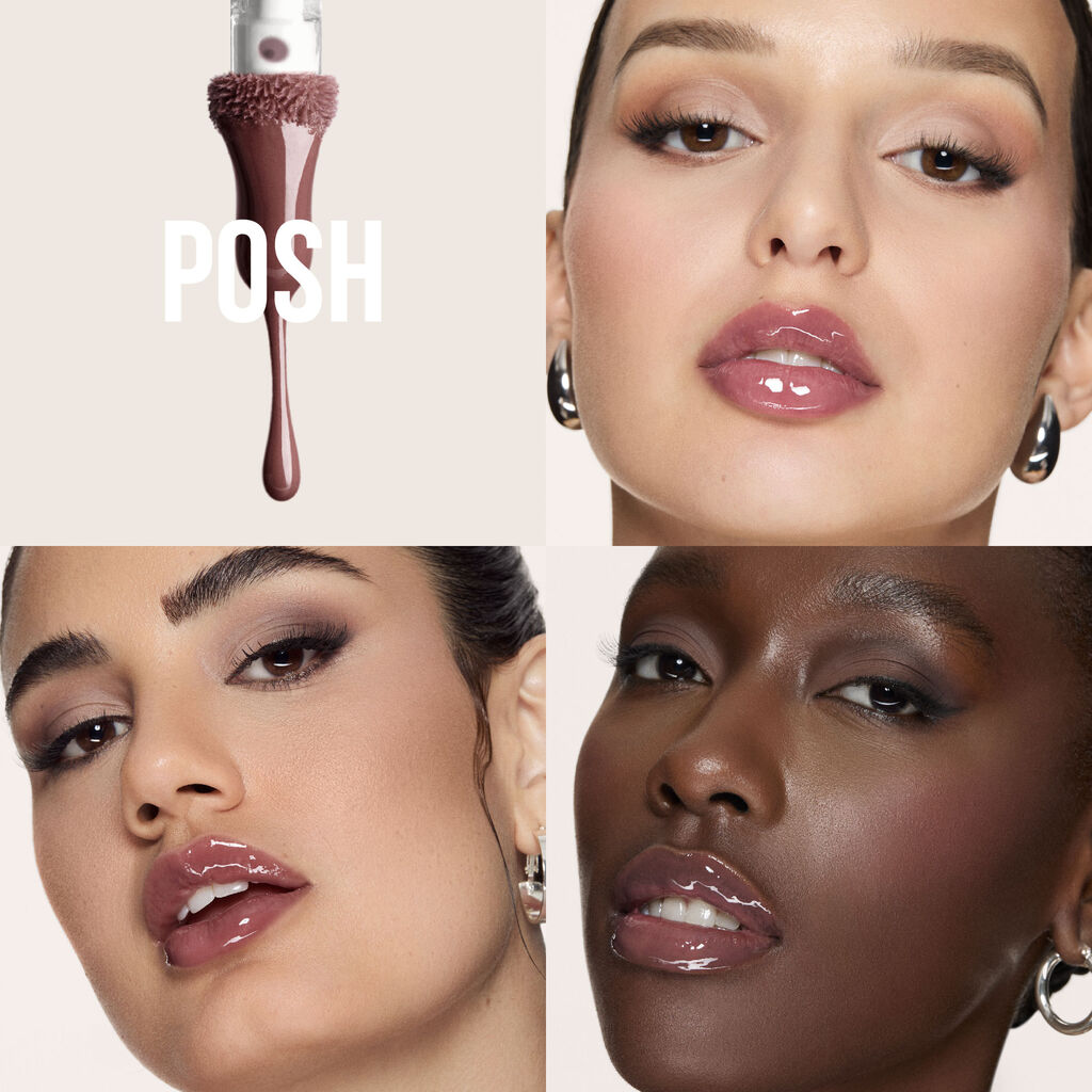 Gloss repulpant brillance extrême Faux Filler – Teinte Posh