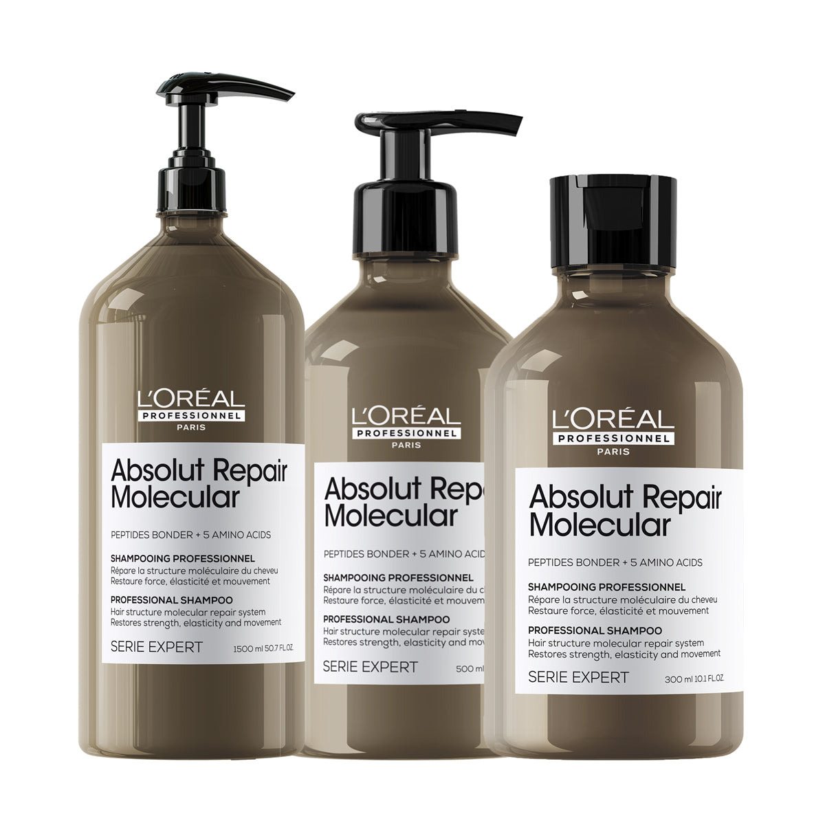 Shampoing Absolut Repair Molecular 300ml / 500ml / 1500ml