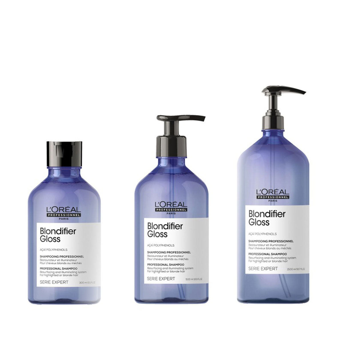 Shampoing illuminateur de blond 300ml - 500ml - 1500ml