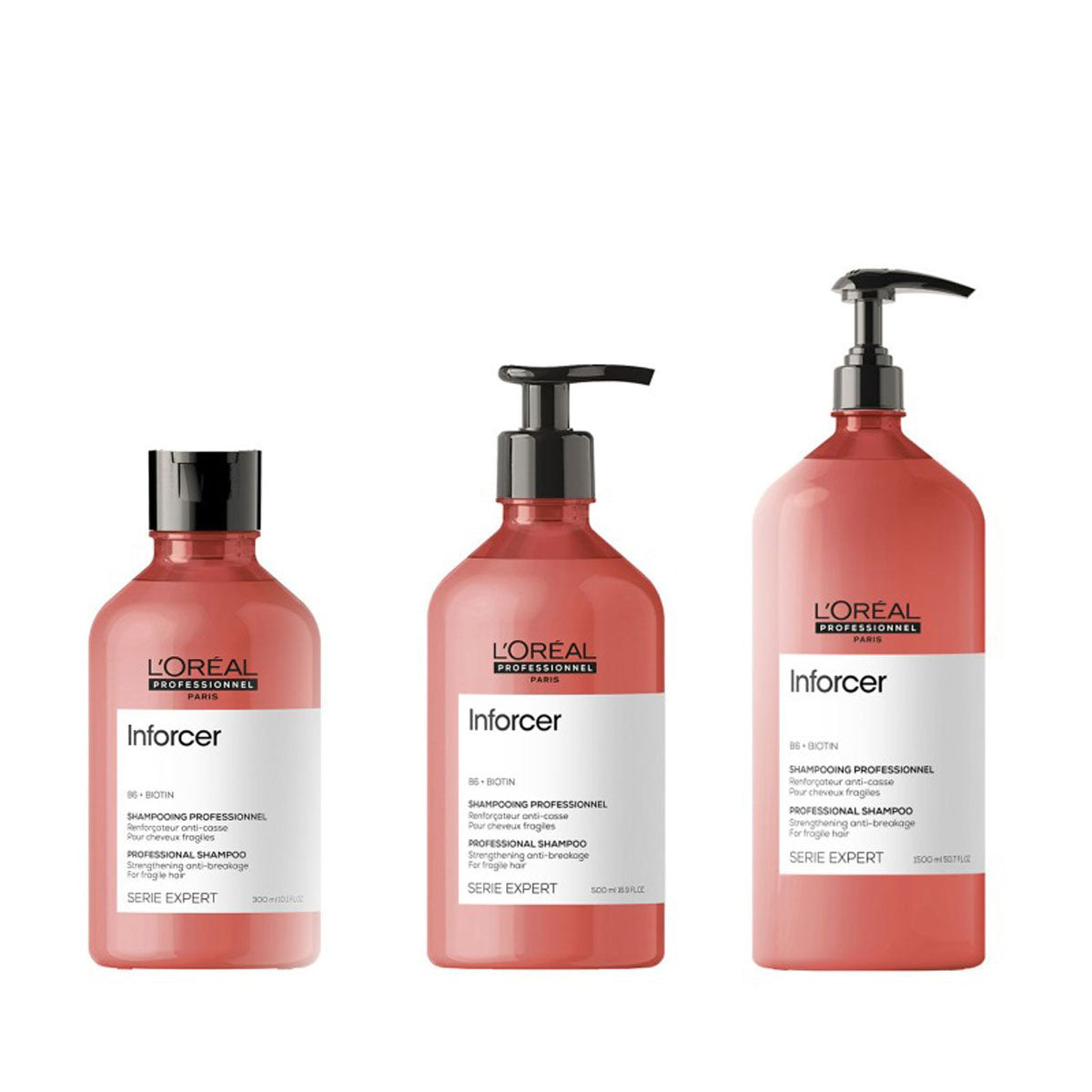 Shampoing renforçateur anti-casse 300ml - 500ml - 1500ml
