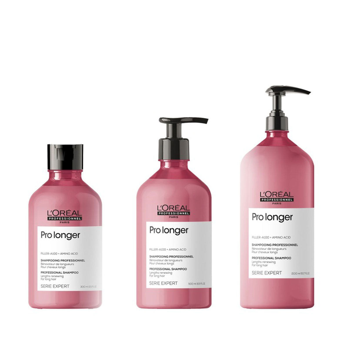 Shampoing rénovateur de longueurs 300ml - 500ml - 1500ml