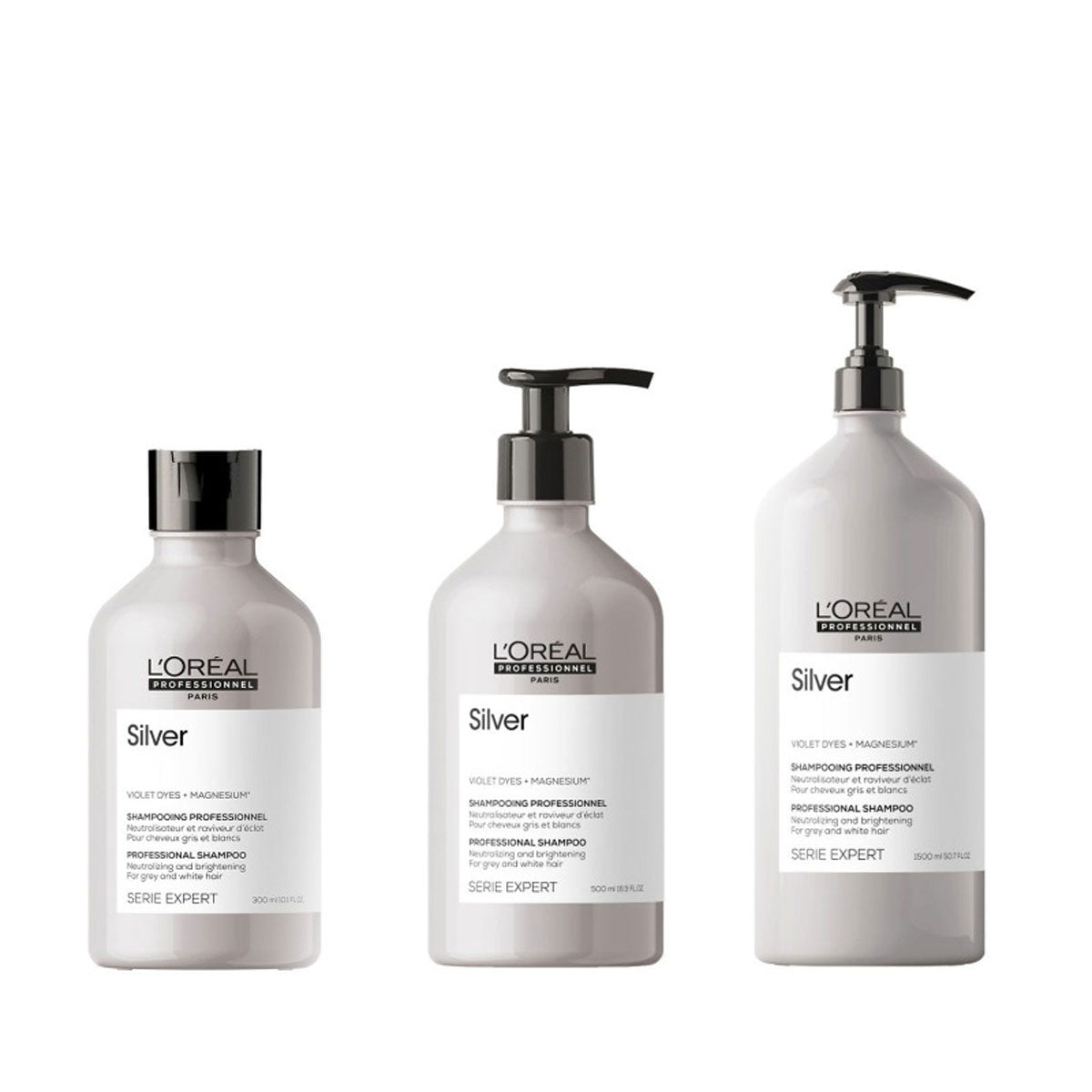 Shampoing éclat 300ml - 500ml - 1500ml