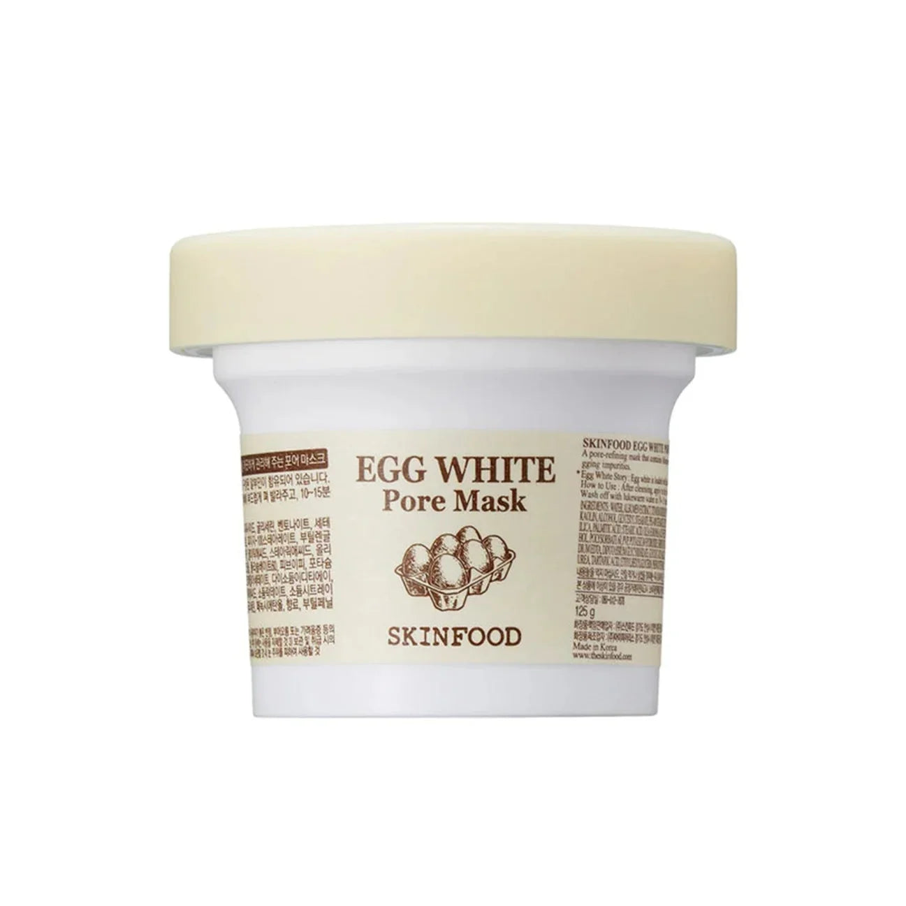Egg White Pore Mask 125g