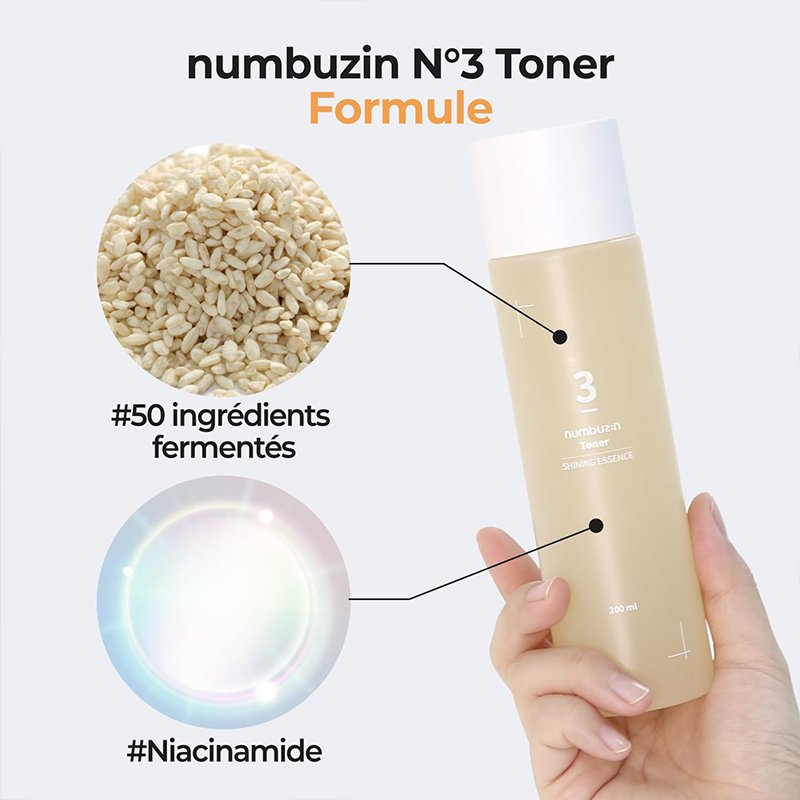 NUMBUZIN - Super Glowing Essence Toner - 200 ml