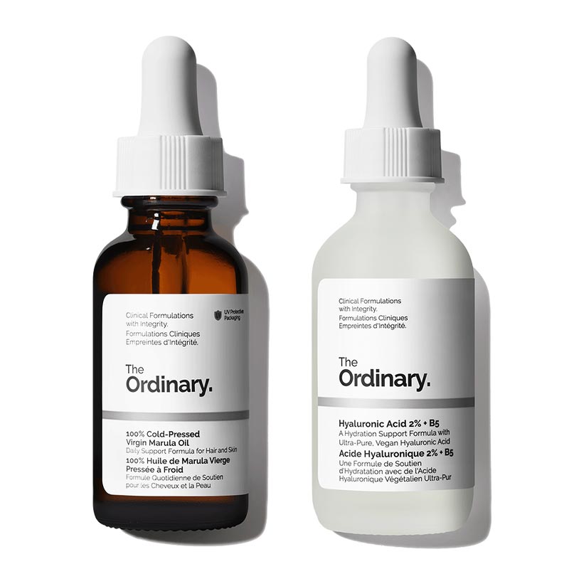 Duo Hydratant : Acide Hyaluronique 2 % + Huile de Marula – The Ordinary