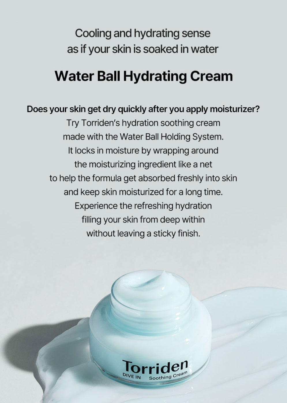 DIVE-IN Low Molecular Hyaluronic Acid Soothing Cream 100ml