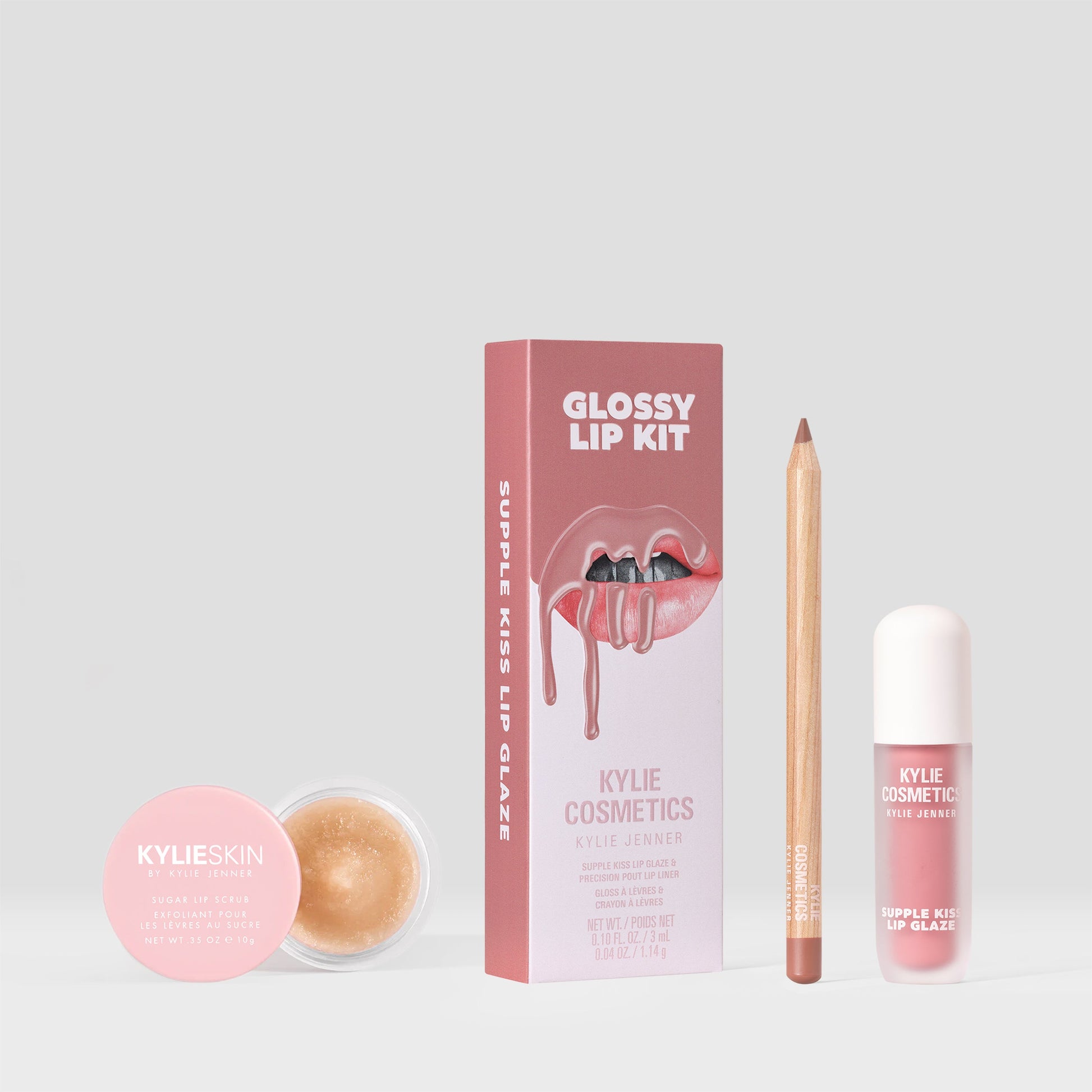 Glossy Lip Kit & Sugar Lip Scrub Duo