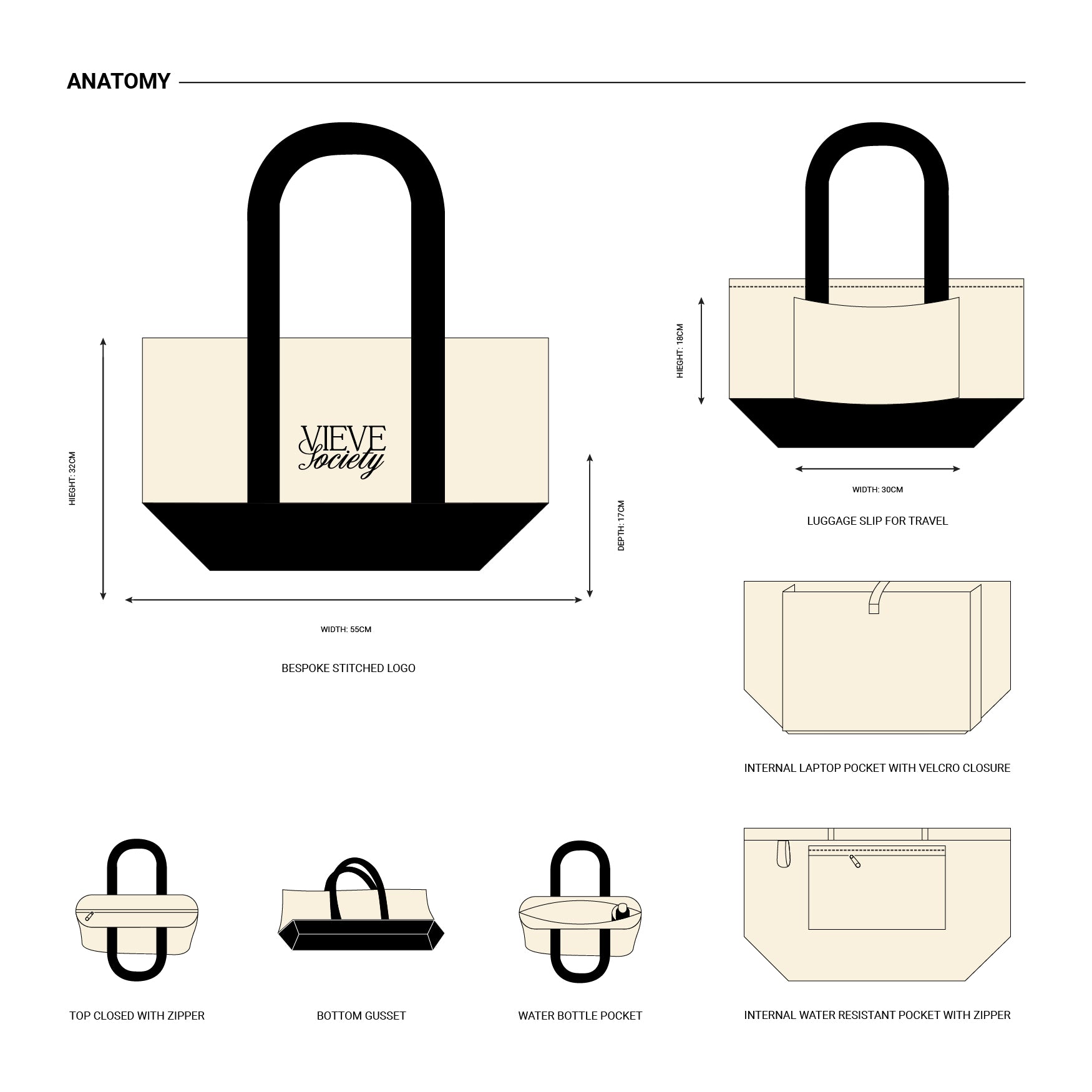 The VIEVE Society Tote