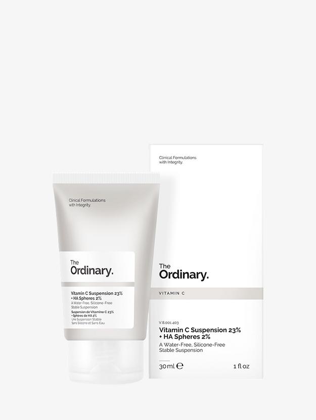 Suspension Vitamine C 23 % + Sphères d’Acide Hyaluronique 2 % – The Ordinary | 30 ml