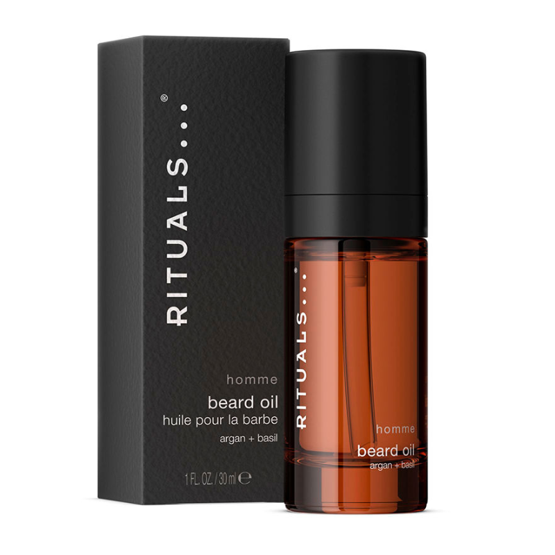 Rituals Homme Beard Oil 30ml Argan &amp; Basil (Blemished Box)